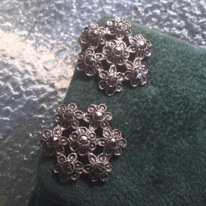 Vintage Sterling and Marcasite Earrings